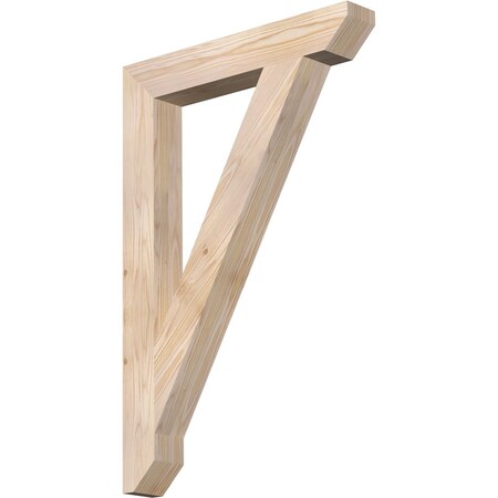 Ekena Millwork Traditional Slat Smooth Bracket, Douglas Fir, 3 1/2"W x 24"D x 36"H BKT04X24X36TRA06SDF